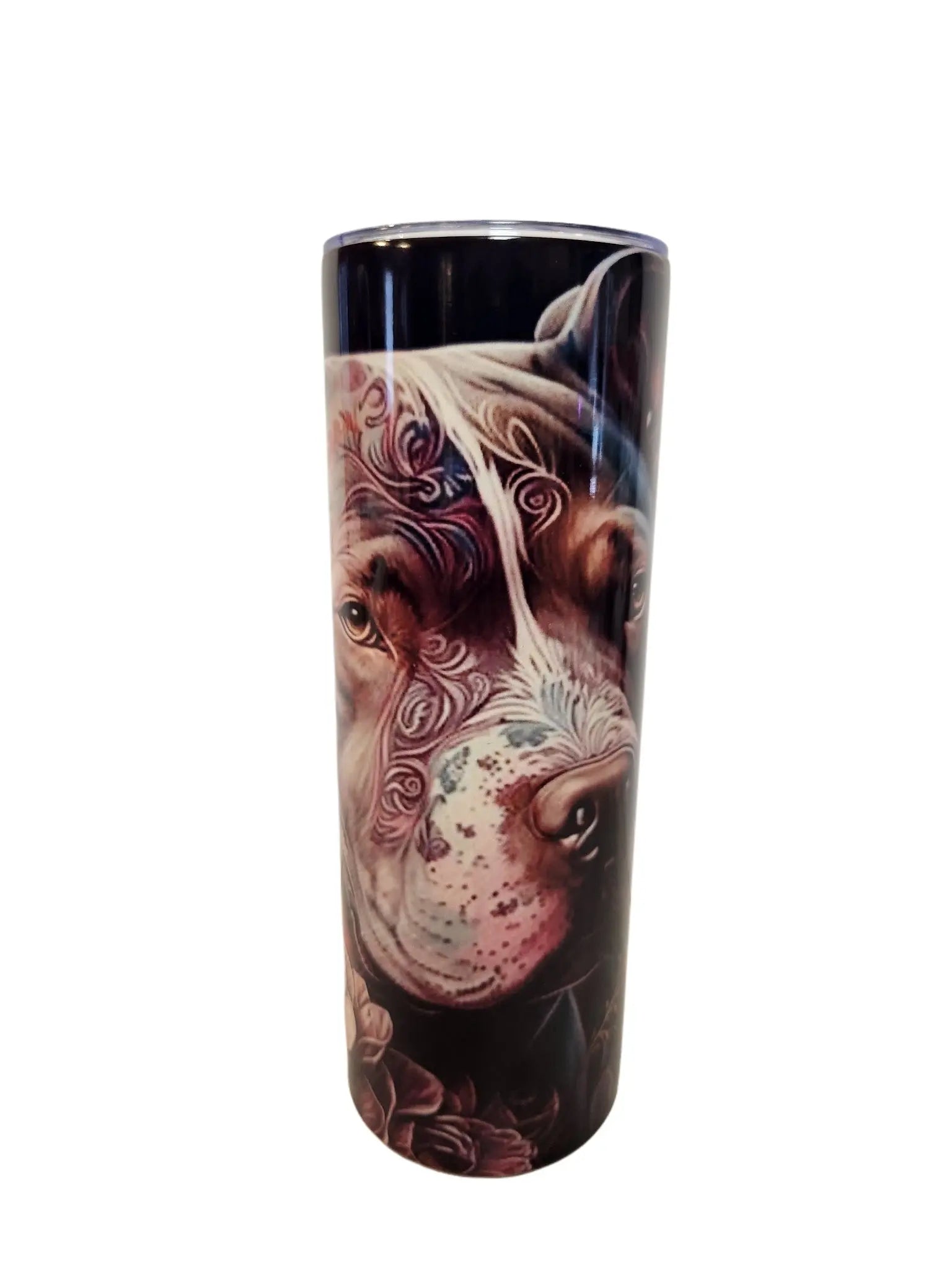 Beautiful Blue Pitbull custom 20oz Tumbler drinkware A Little Dis An Dat Tumblers