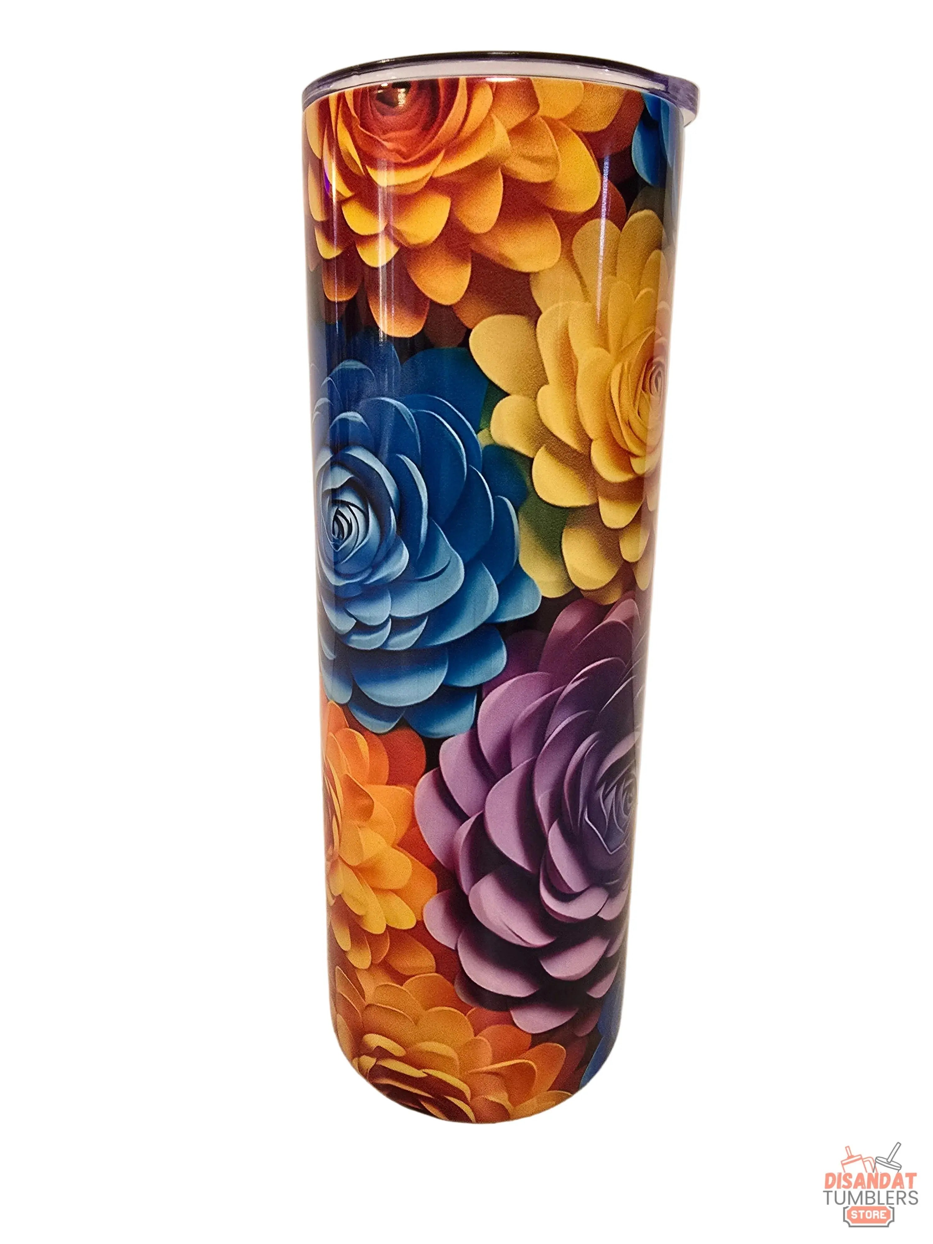Beautiful Floral 20oz / 30oz Tumbler - Dis An Dat Tumbler Store