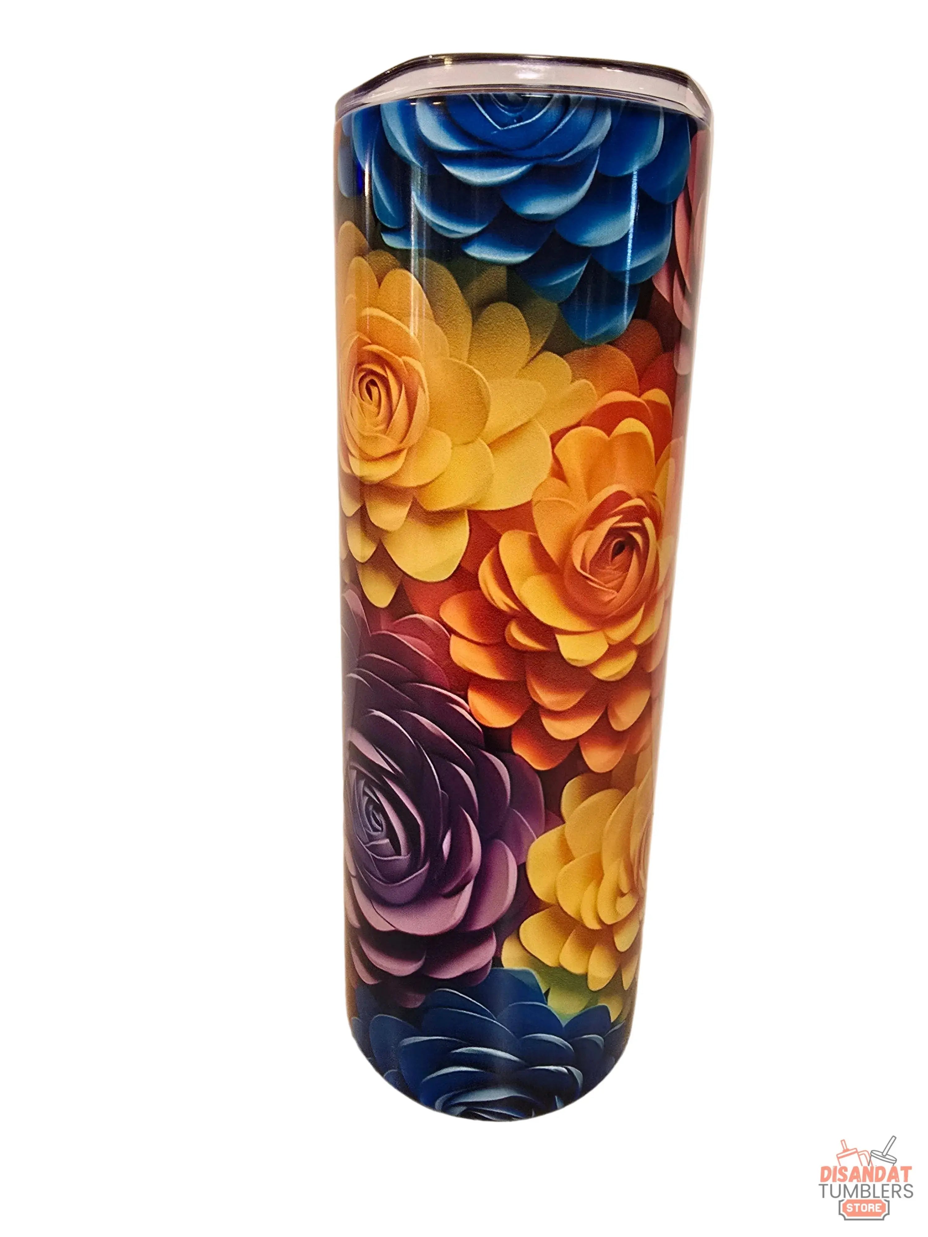 Beautiful Floral 20oz / 30oz Tumbler - Dis An Dat Tumbler Store