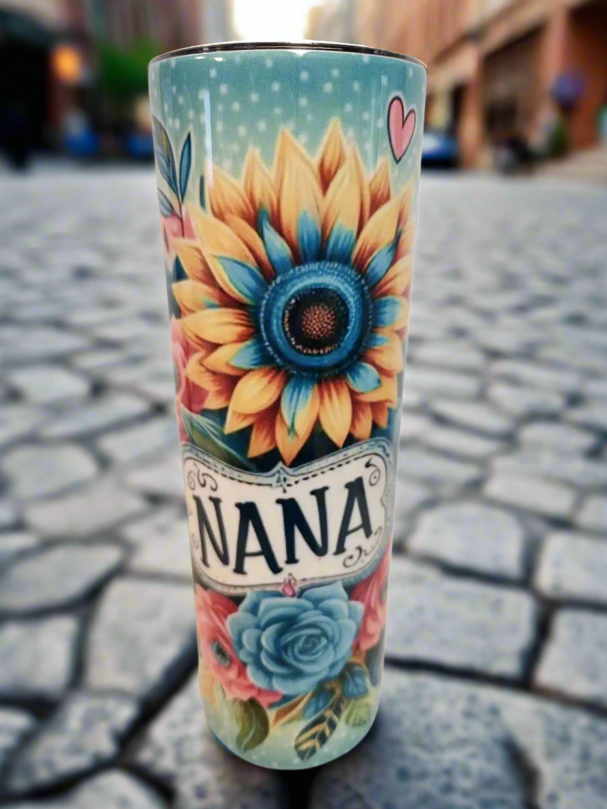 Beautiful Flowers Nana 20oz Tumblers - Image #1