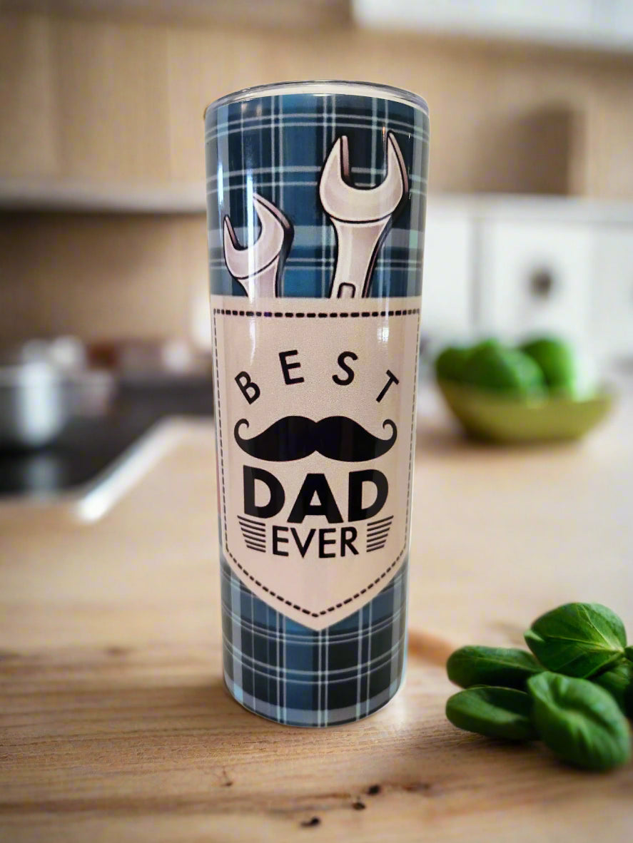 Best Dad Ever 20oz Tumblers - Image #1