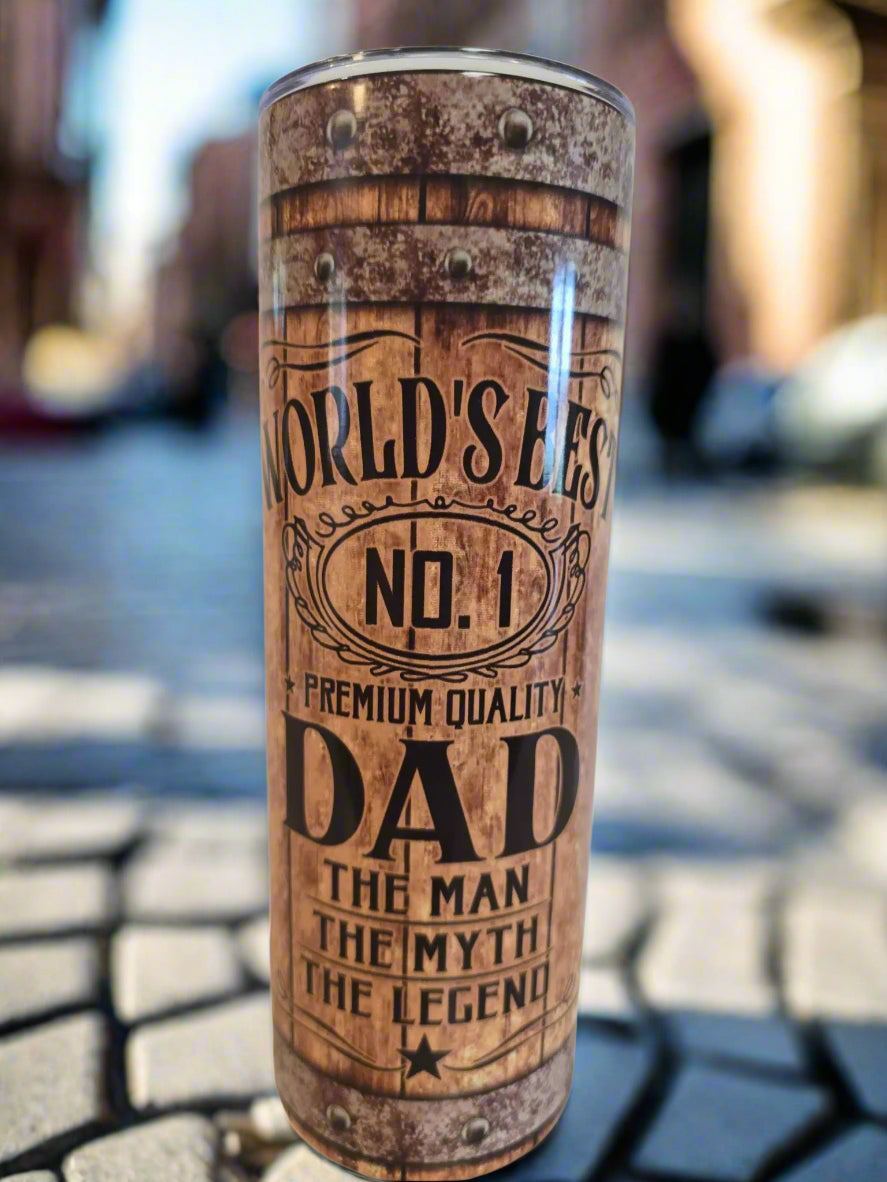 Best Dad, The Legend 20oz Tumbler Dis An Dat
