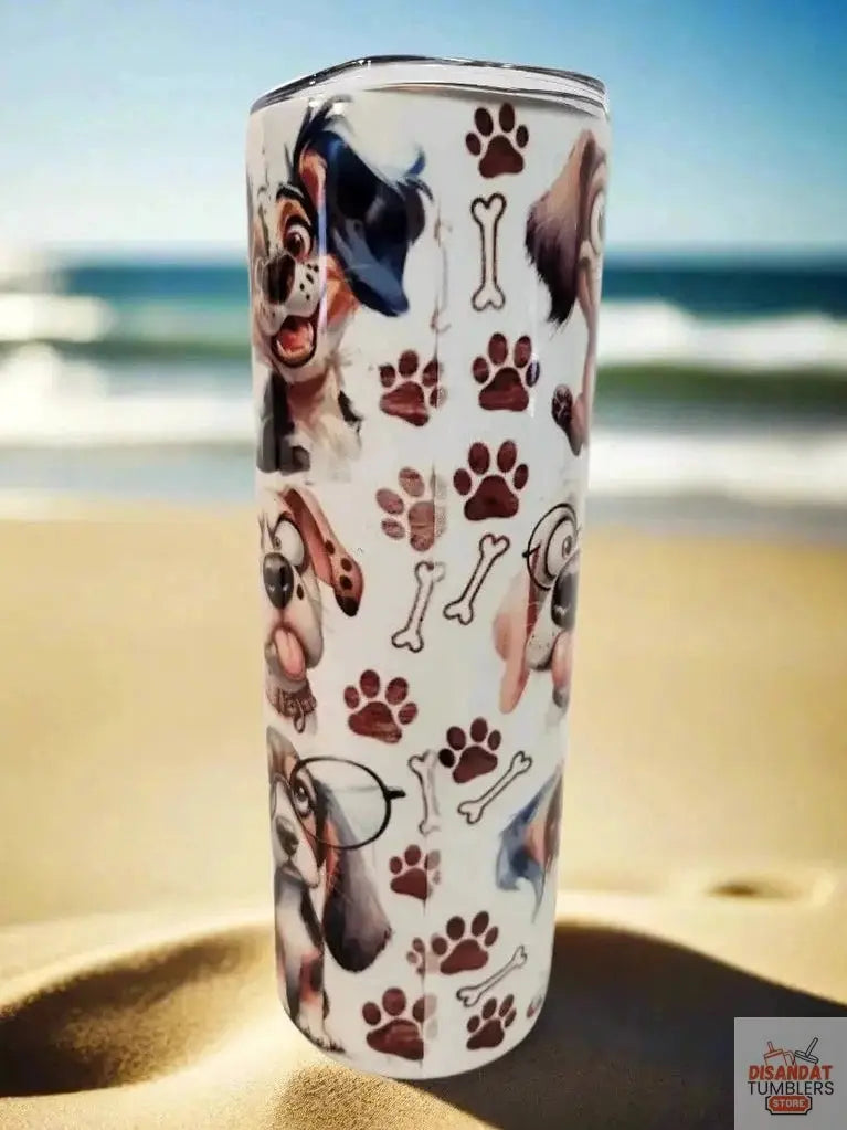 Life is better with dogs 20oz Tumblers DisAnDat