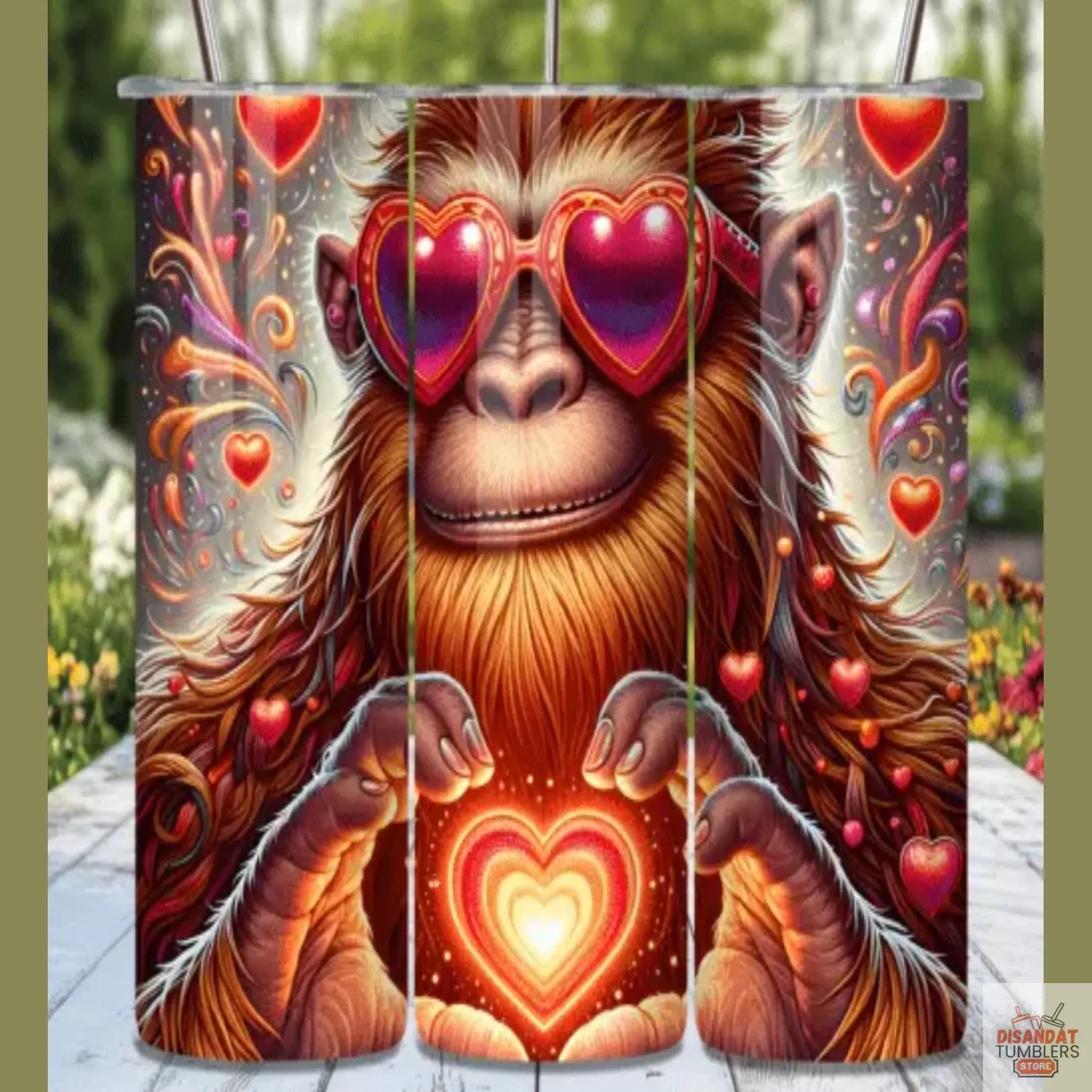 Bigfoot Love 20oz Tumbler Dis An Dat Tumbler Store