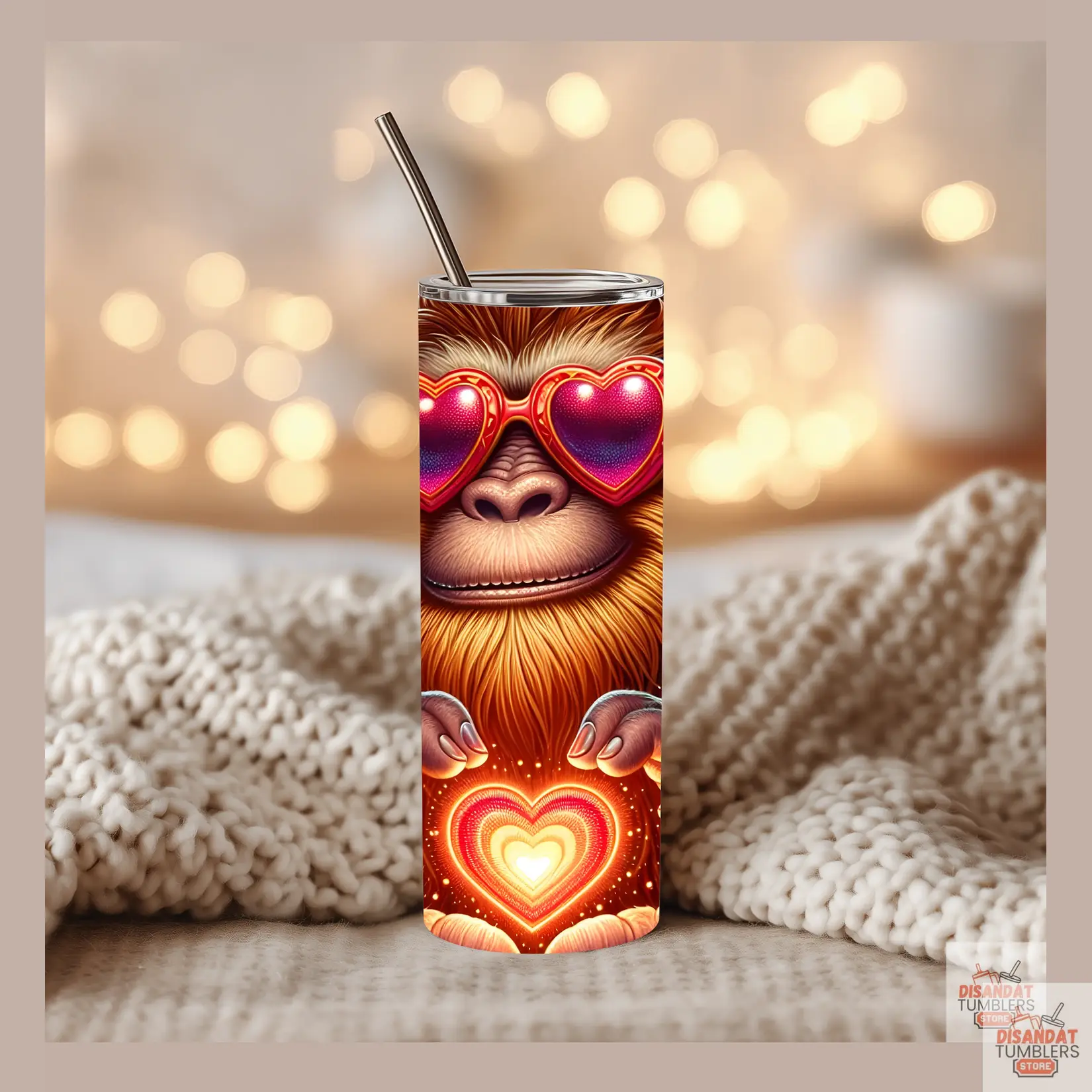 Bigfoot Love 20oz Tumbler - Dis An Dat Tumbler Store