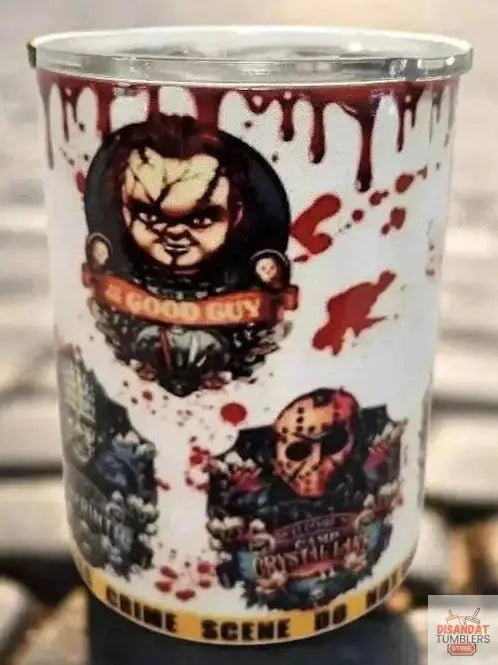 Bloody horror 10oz double-walled Insulated Coffe Tumbler Dis An Dat Tumbler Store