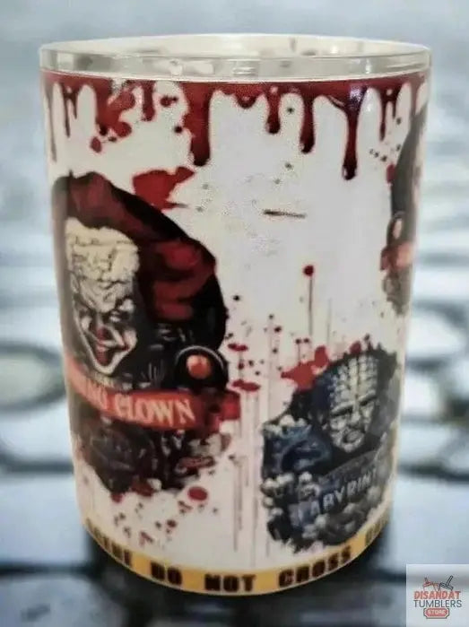 Bloody horror 10oz double-walled Insulated Coffe Tumbler Dis An Dat Tumbler Store