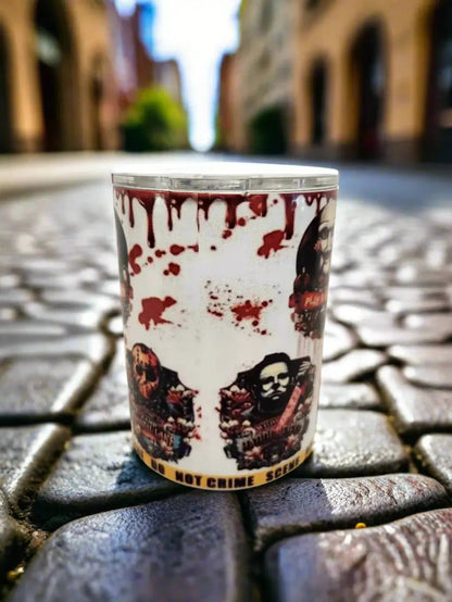 Bloody horror 10oz double-walled Insulated Coffe Tumbler Dis An Dat Tumbler Store