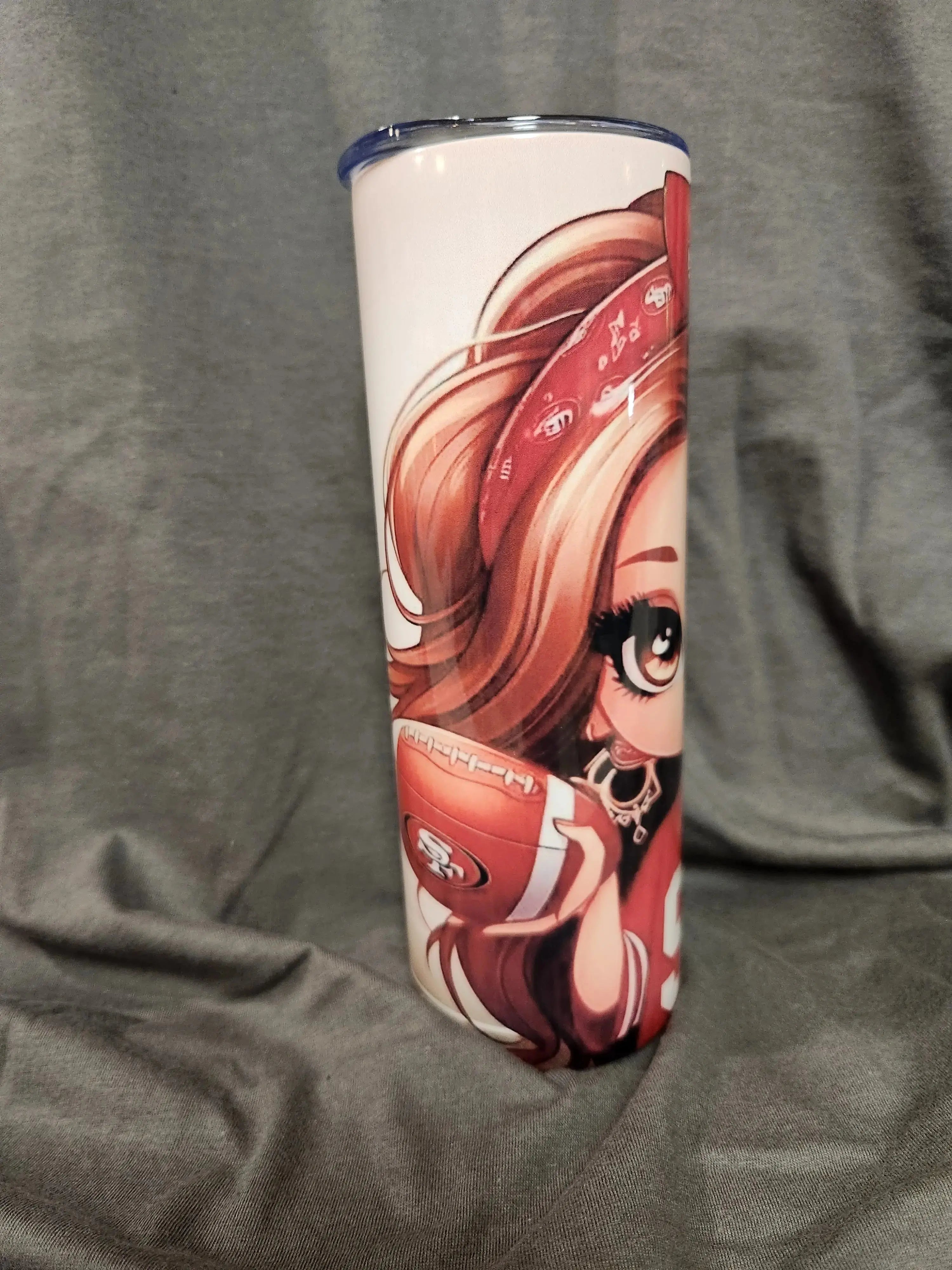 Cheer team, girl sf 20oz Tumblers - Image #2