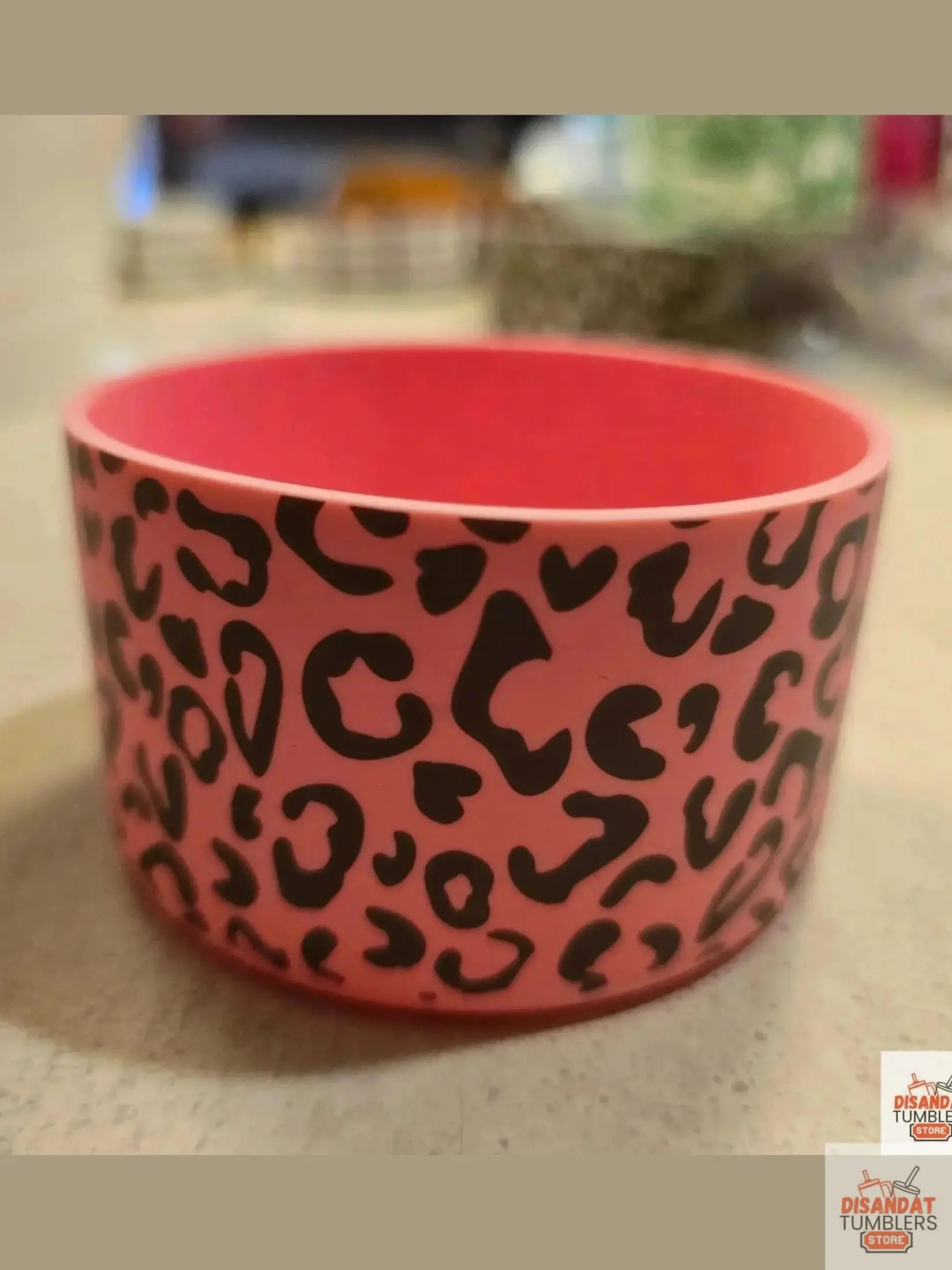 Cheetah design Tumbler Protection Boots - Dis An Dat Tumbler Store