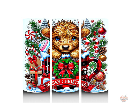 Christmas Heifer in a mug 20oz Tumbler