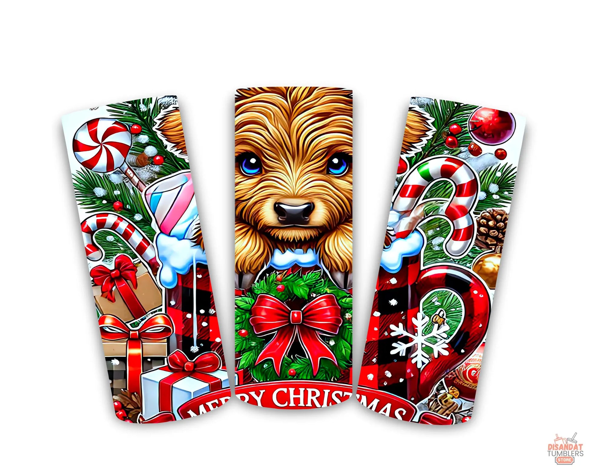 Christmas Heifer in a mug 20oz Tumbler Dis An Dat Tumbler Store