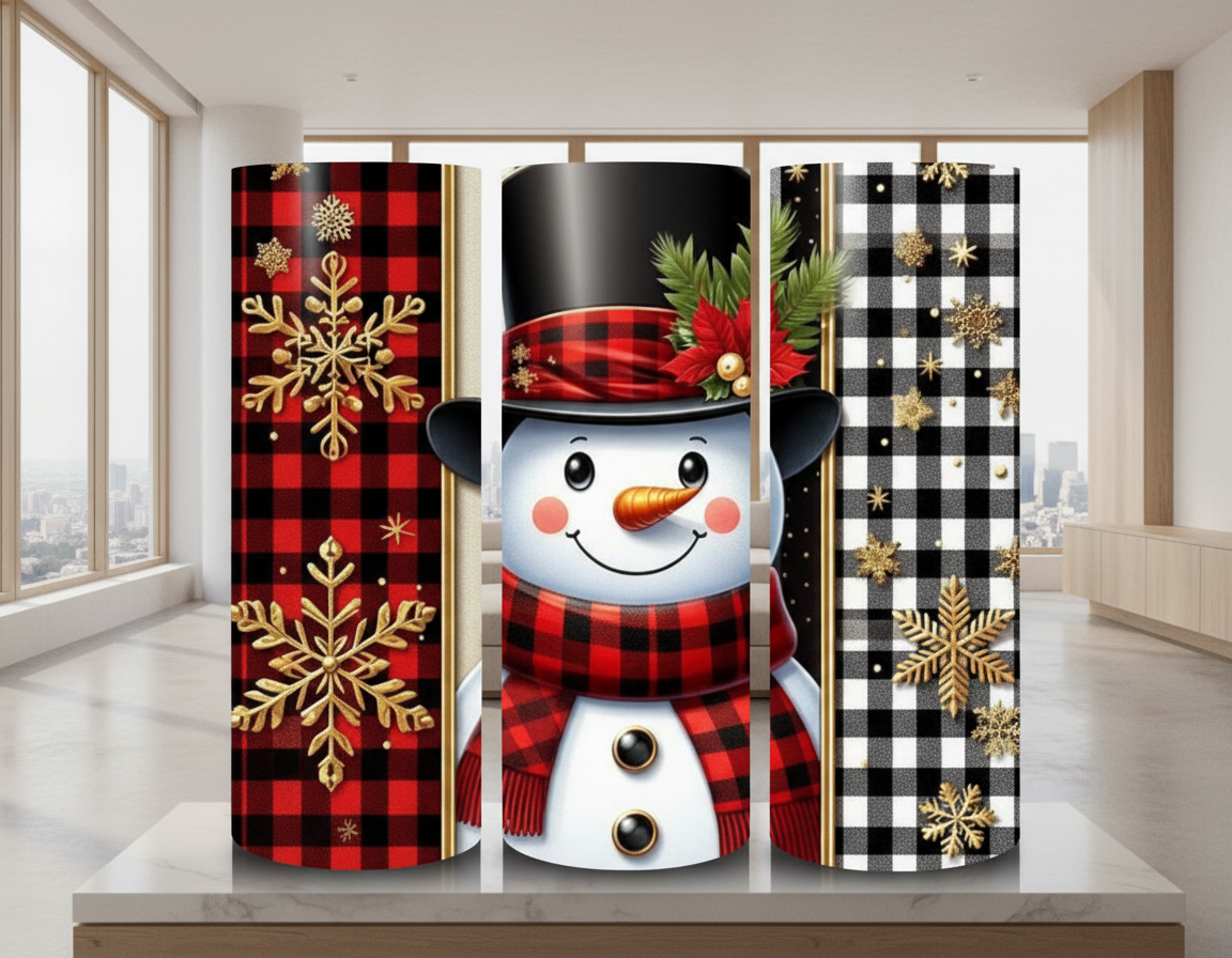 Christmas Snowman 20oz Tumbler Dis An Dat Tumbler Store