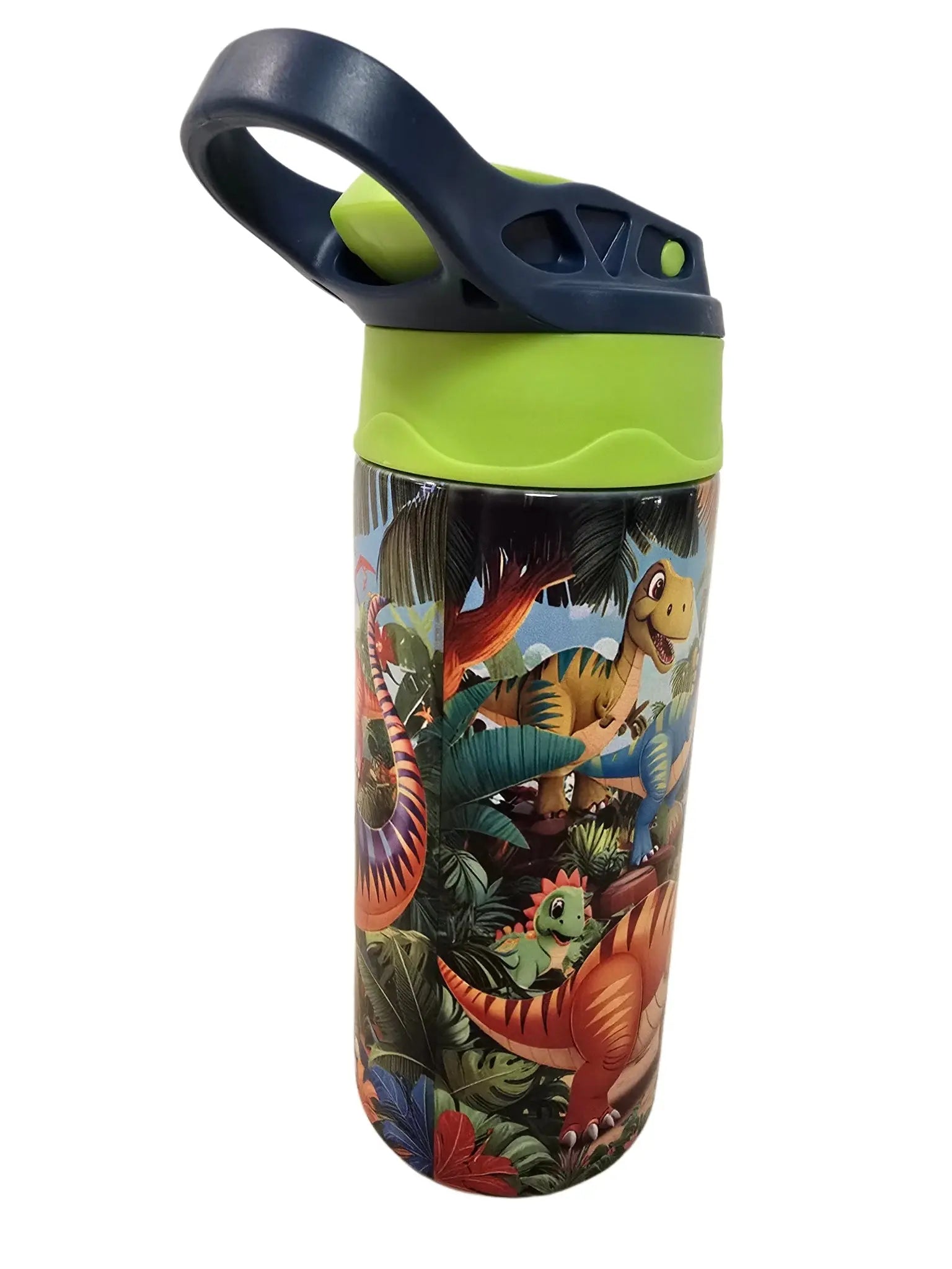 Colorful boys dinosaurs 12oz thermal tumbler A Little Dis An Dat Tumblers