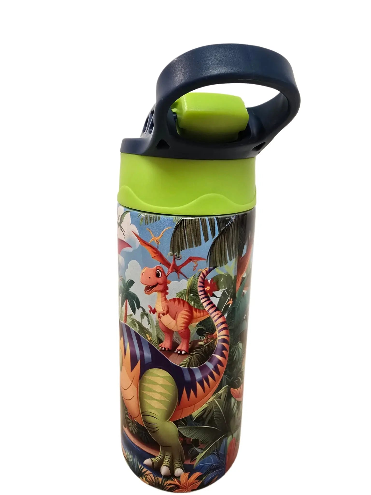Colorful boys dinosaurs 12oz thermal tumbler A Little Dis An Dat Tumblers