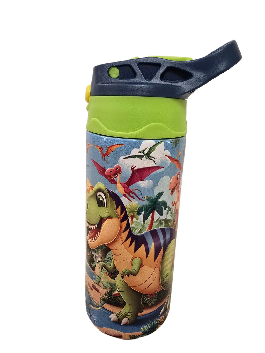 Colorful boys dinosaurs 12oz thermal tumbler A Little Dis An Dat Tumblers