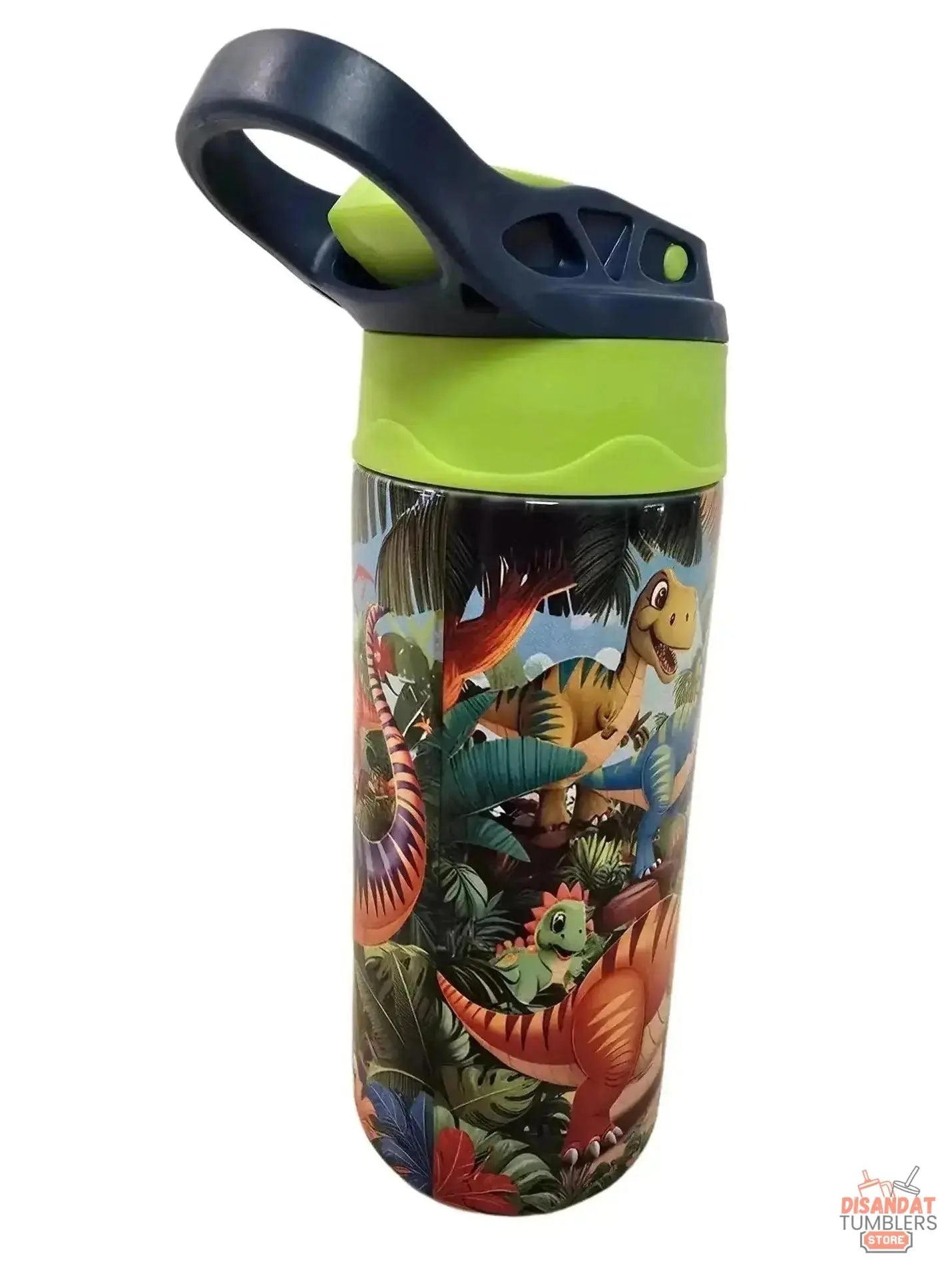 Colorful boys dinosaurs 12oz thermal tumbler Dis An Dat Tumbler Store