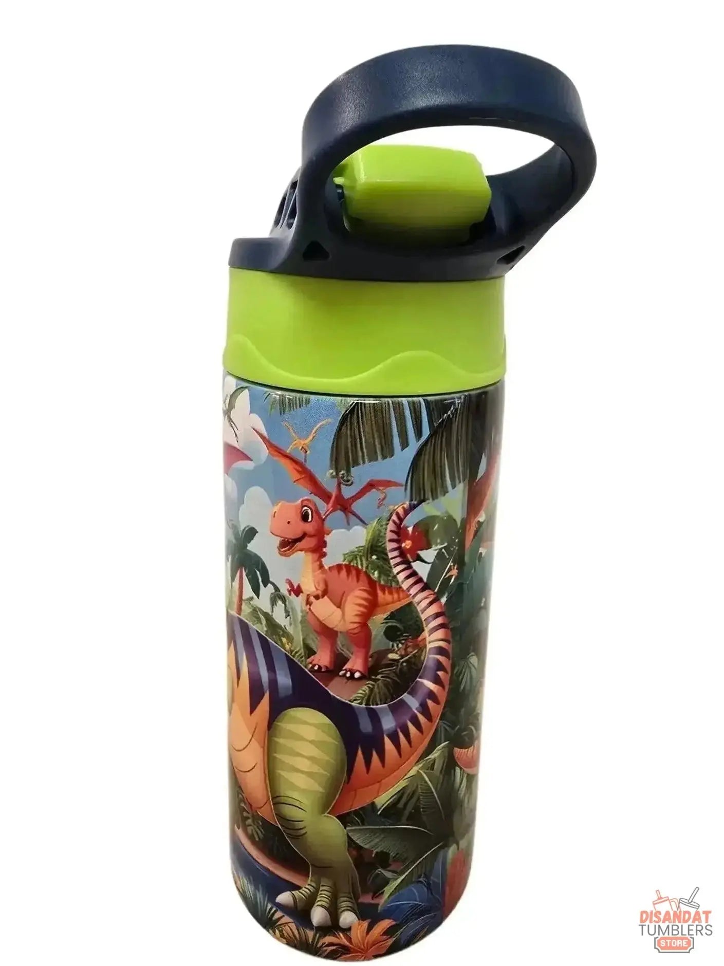 Colorful boys dinosaurs 12oz thermal tumbler Dis An Dat Tumbler Store
