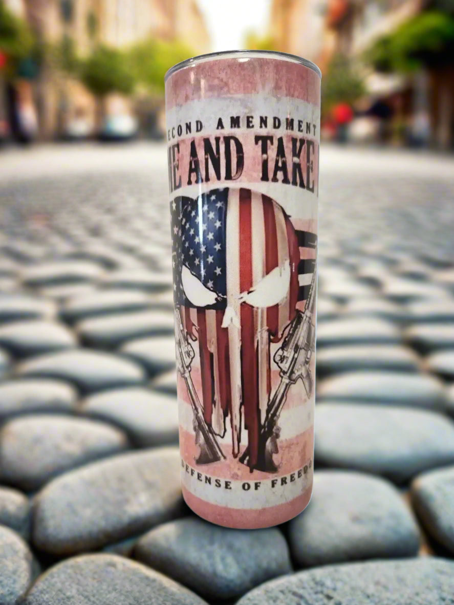Come and take it 20oz Tumblers - Image #1