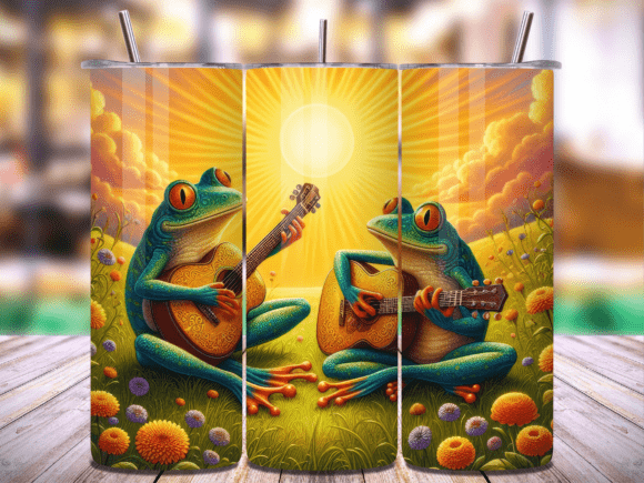 Frogs Design 20oz Tumbler