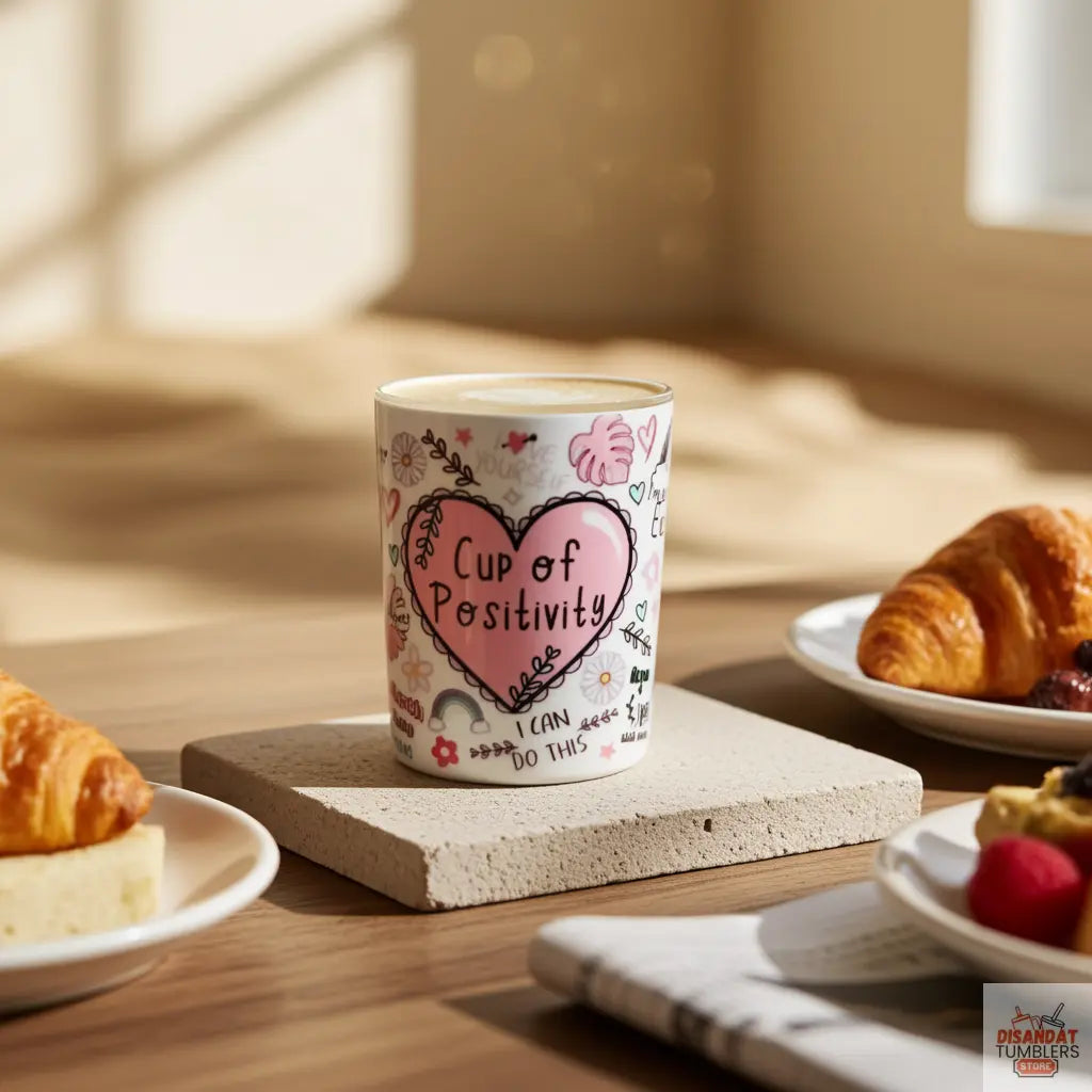 Cup of Positive 10oz coffee Tumbler
