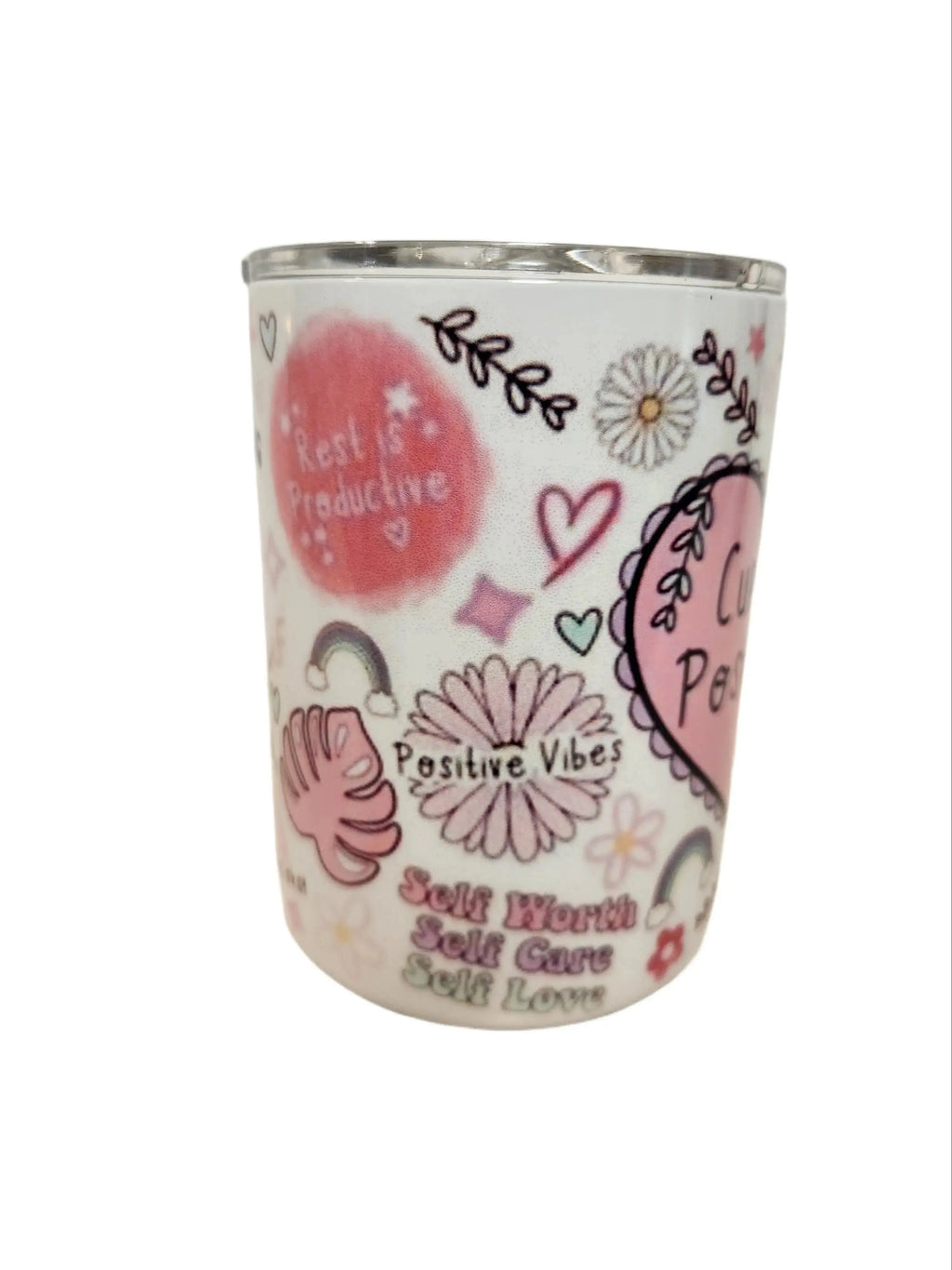 Cup of Positivity 10oz coffee tumblers
