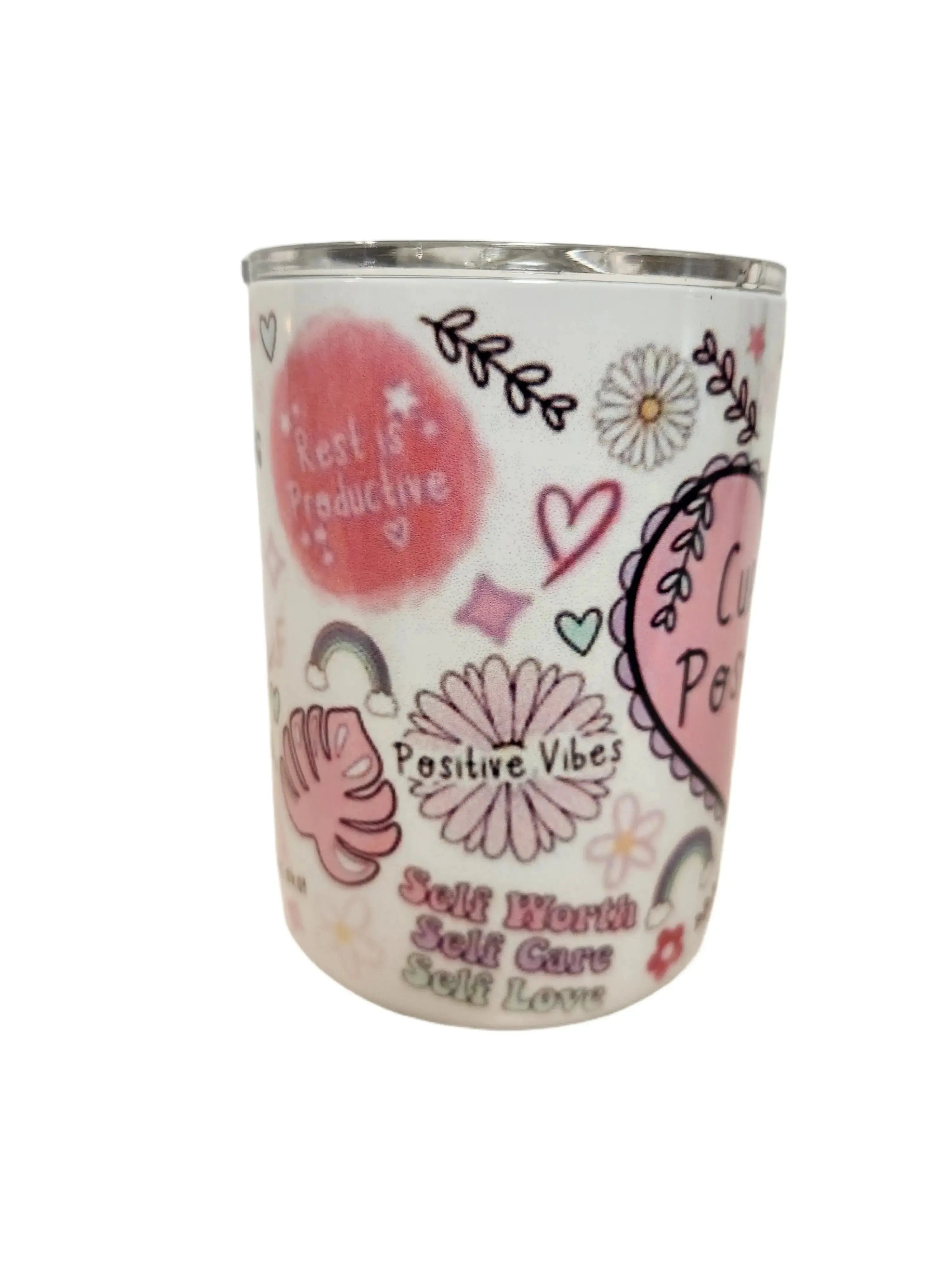 Cup of Positivity 10oz coffee tumblers
