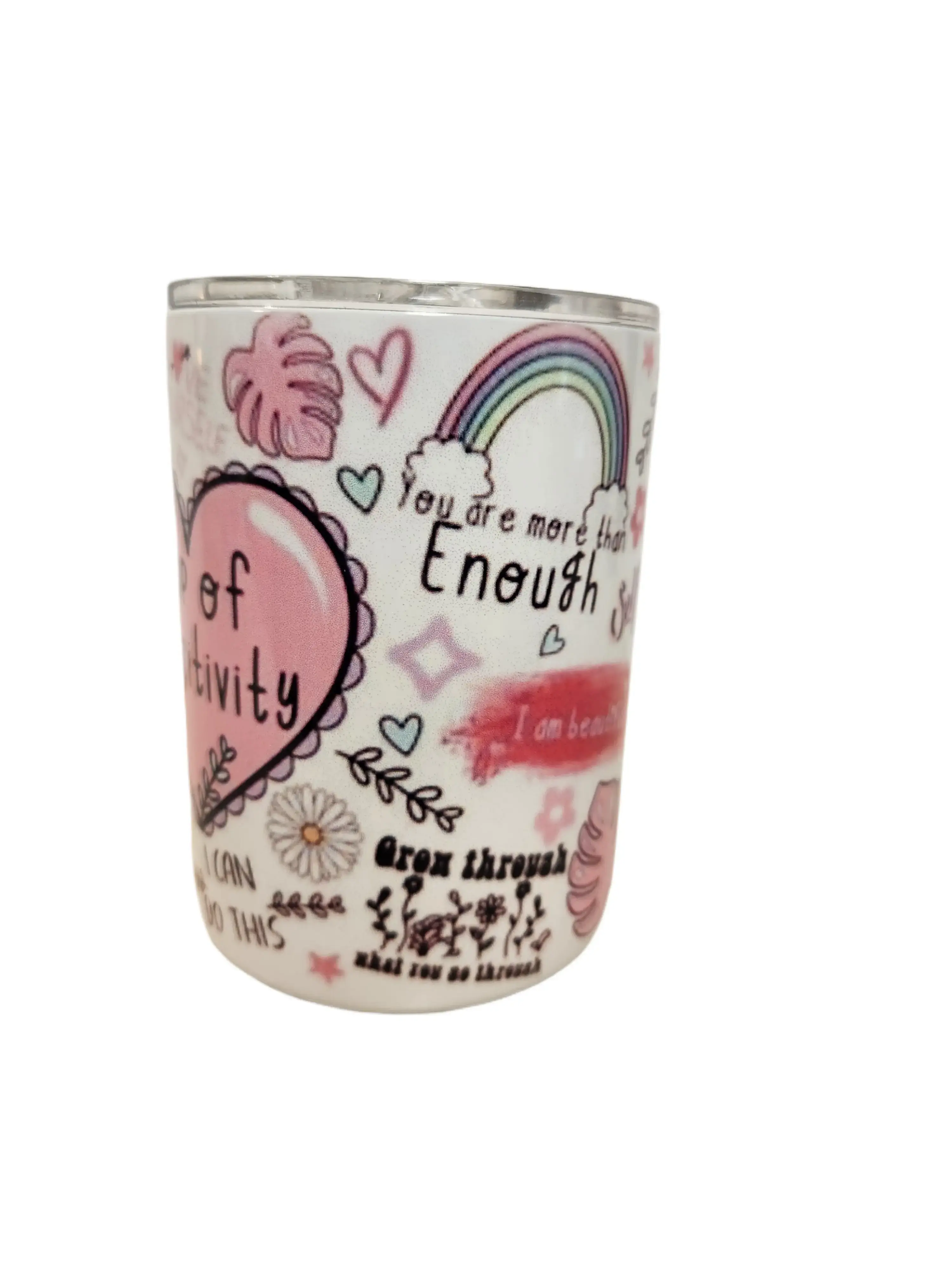 Cup of Positivity 10oz coffee tumblers