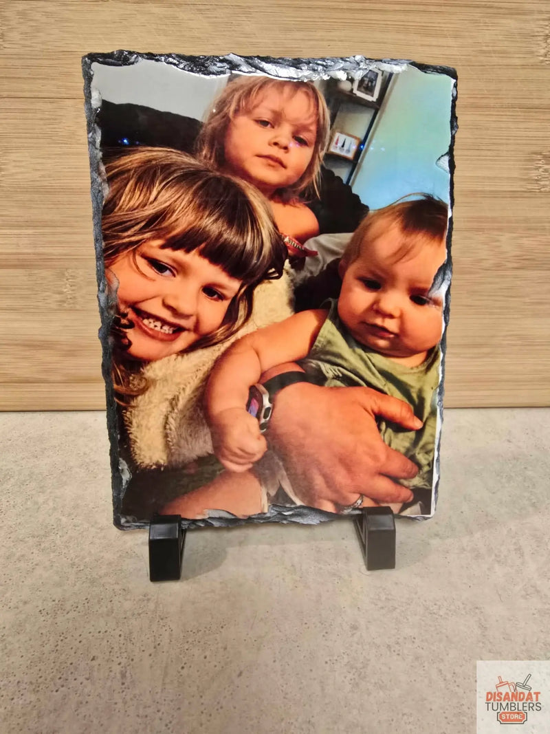 Custom Slate Photo Frame | Personalized with Your Photo Dis An Dat Tumbler Store