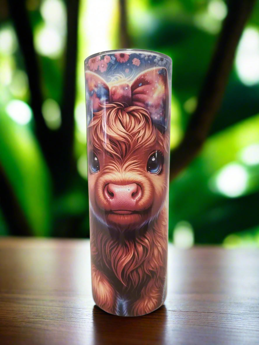 Cute Heifer 20oz Tumblers - Image #1