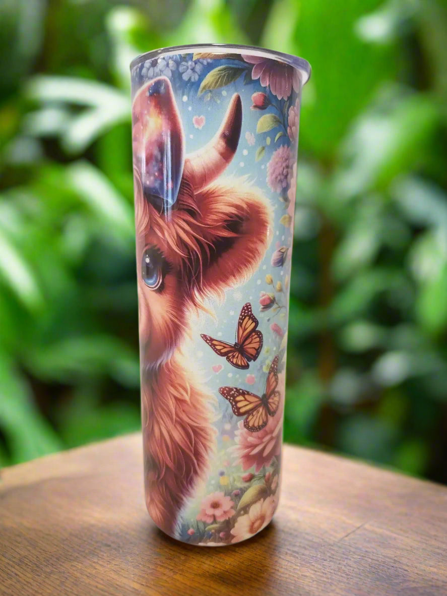 Cute Heifer 20oz Tumblers - Image #4