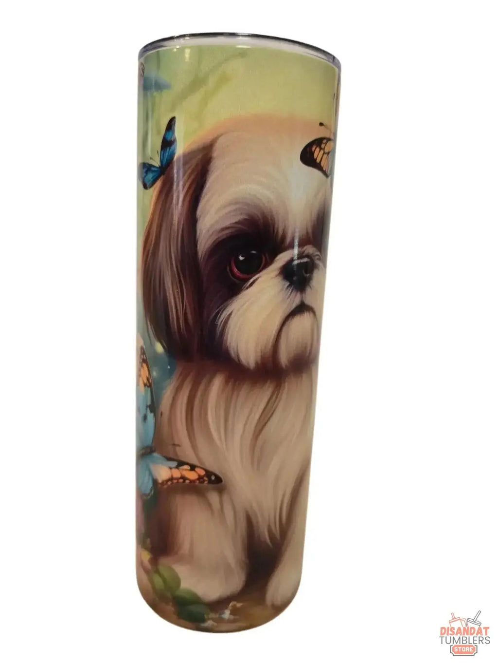 Cute Shitz with Butterfly 20oz Tumbler - Eco-Friendly & Reusable - Dis An Dat Tumbler Store