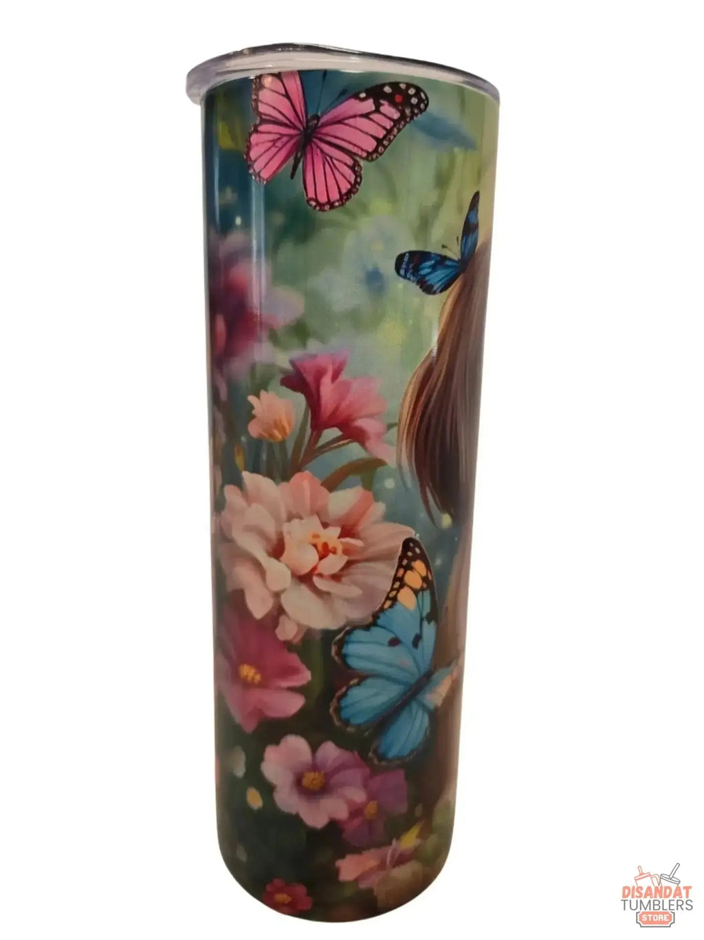 Cute Shitz with Butterfly 20oz Tumbler - Eco-Friendly & Reusable - Dis An Dat Tumbler Store