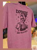 Expensive and talks back Women's 👕 t-shirt DisAnDat