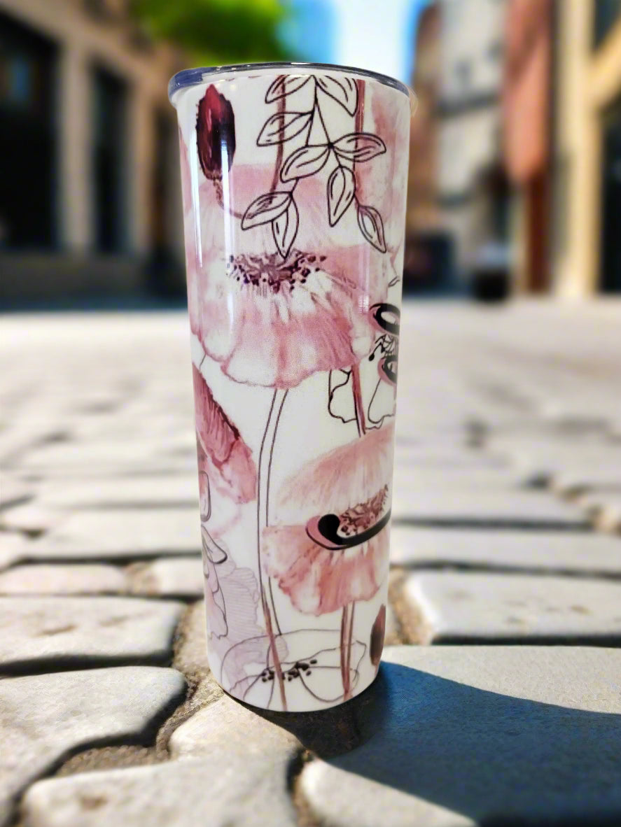 Pink Faith 20 Tumblers - ALittleDisAnDat.com