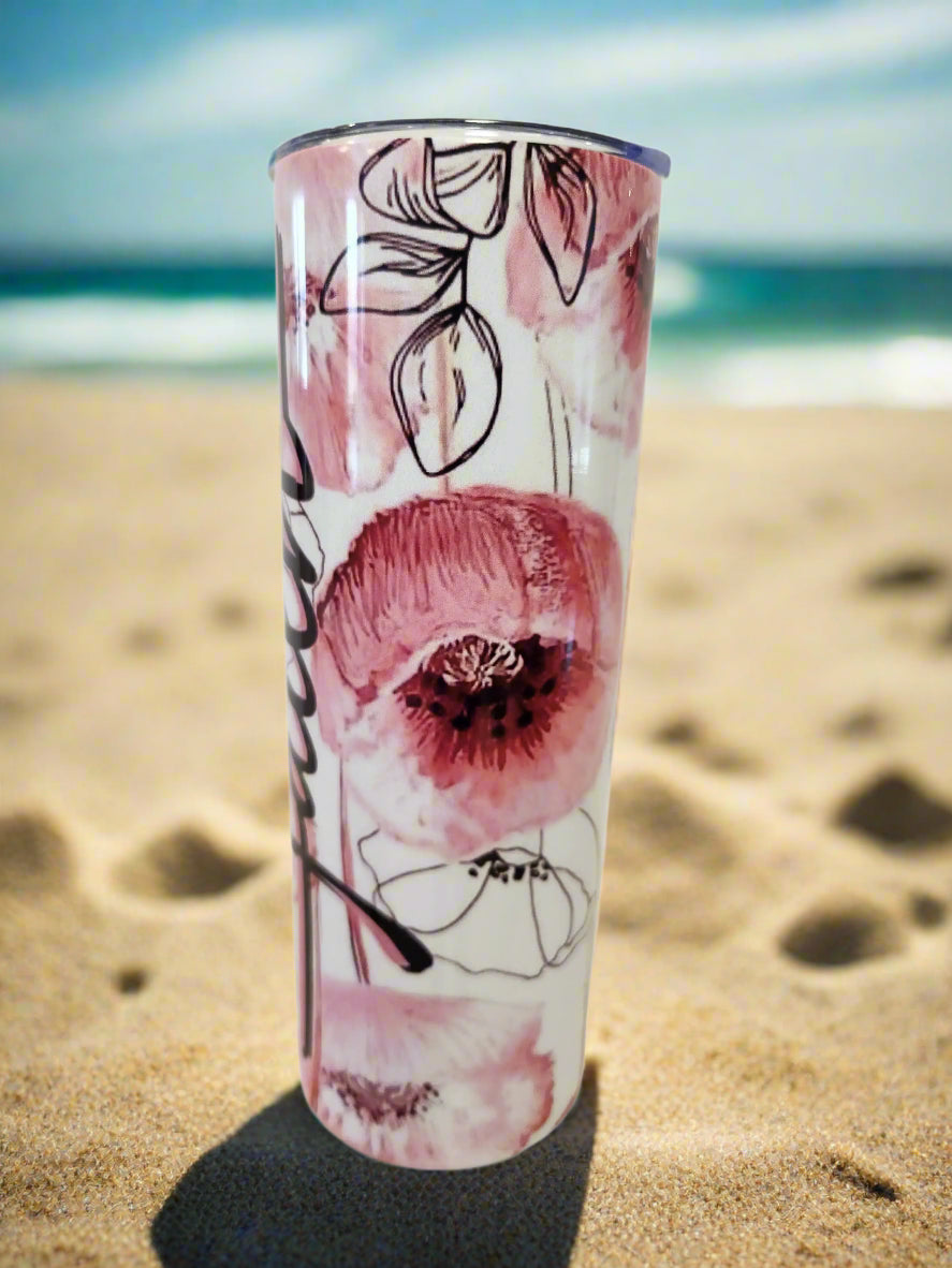 Pink Faith 20 Tumblers - ALittleDisAnDat.com