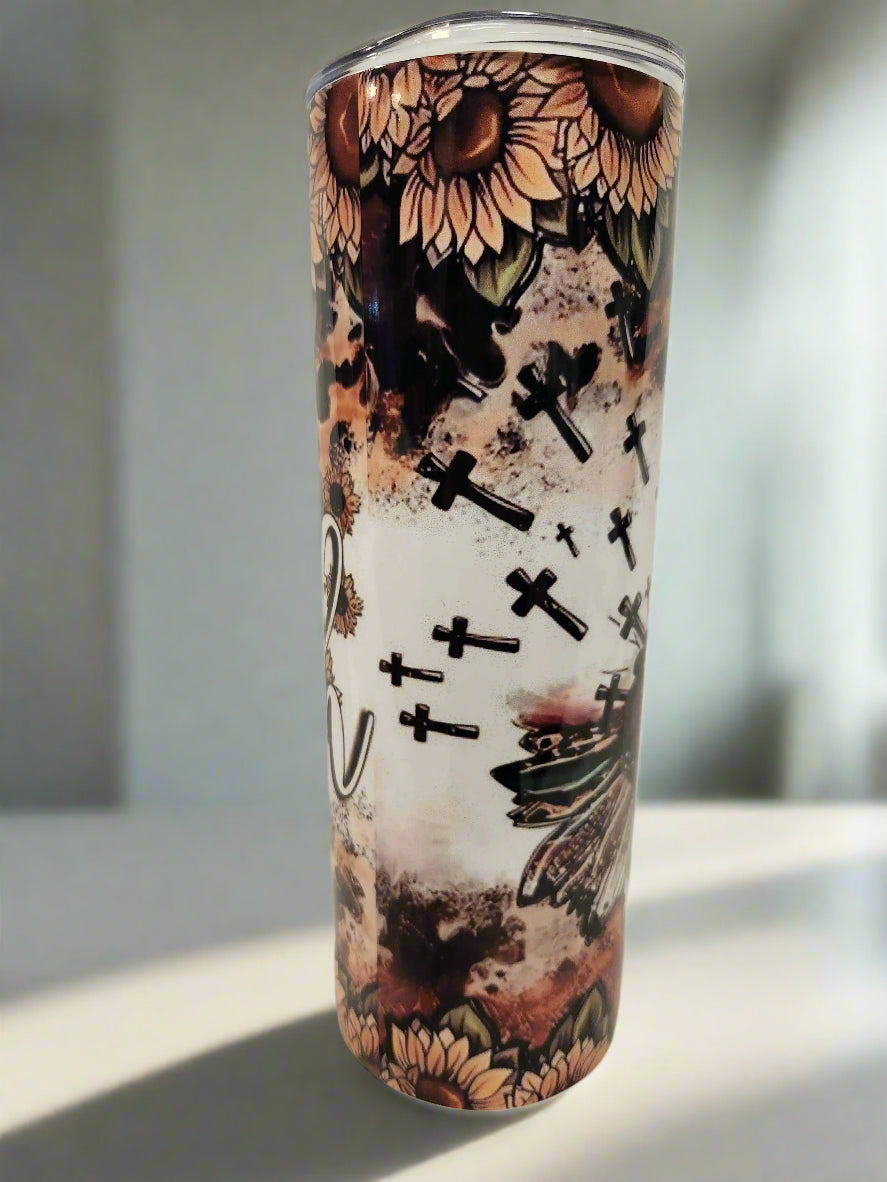 Custom 20oz Faith / Crosses Tumbler - Image #4
