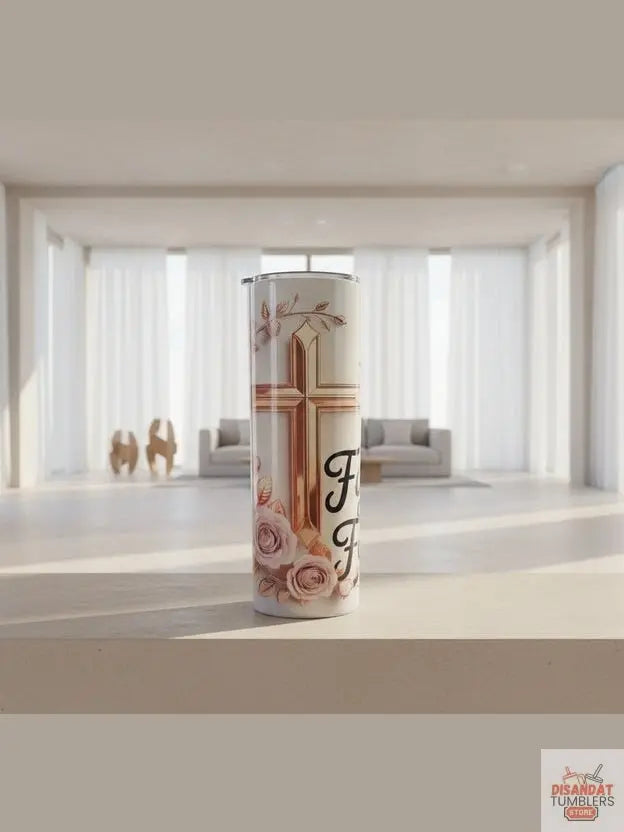 Faith over Fear 20oz Tumbler - Dis An Dat Tumbler Store