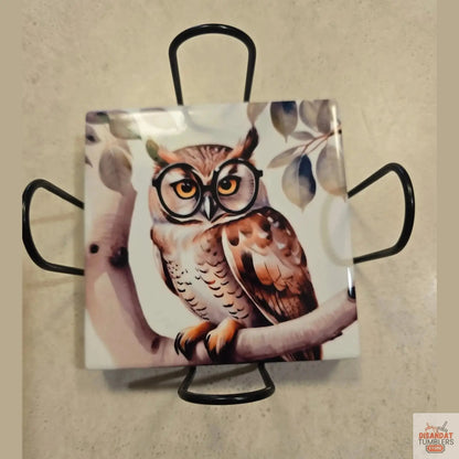 Fall Owls 4-inch Coasters Dis An Dat Tumbler Store