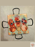 Fancy Chicken 🐔 4-inch Coasters - Dis An Dat Tumbler Store