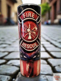 Fire Rescue 20oz Tumbler - Dis An Dat Tumbler Store
