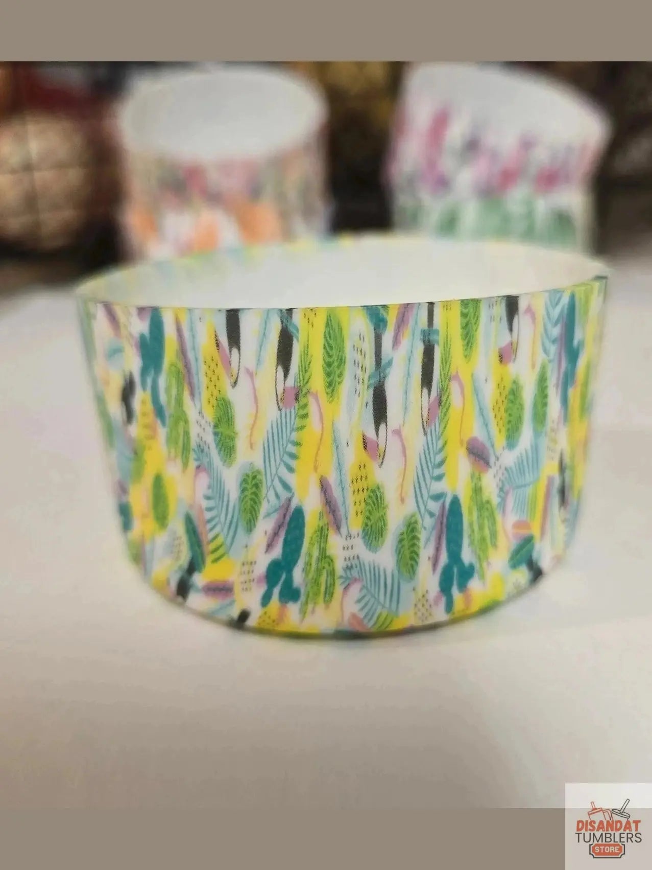 Floral Design Tumbler Boot Protectors - Dis An Dat Tumbler Store