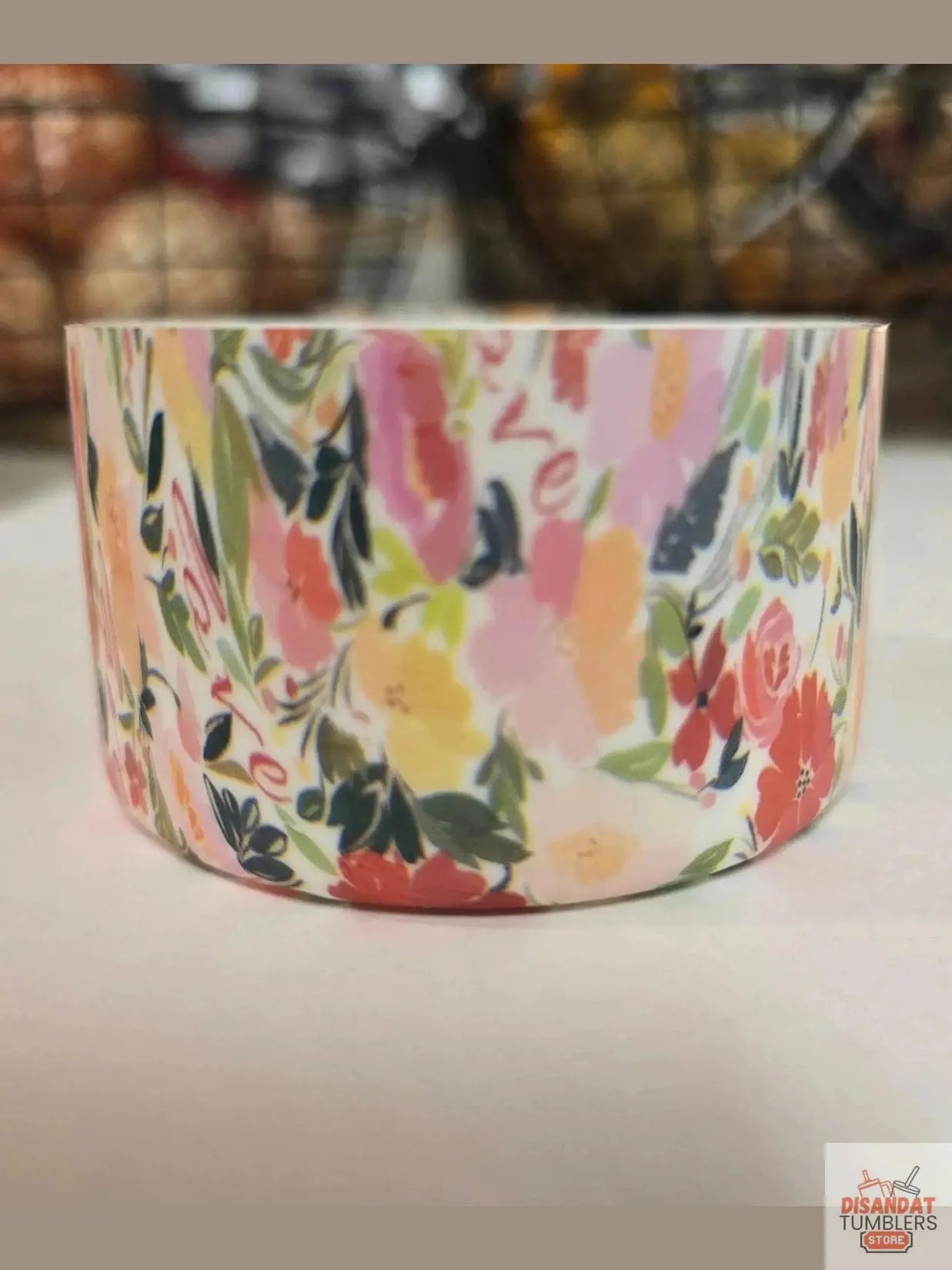 Floral Design Tumbler Boot Protectors - Dis An Dat Tumbler Store
