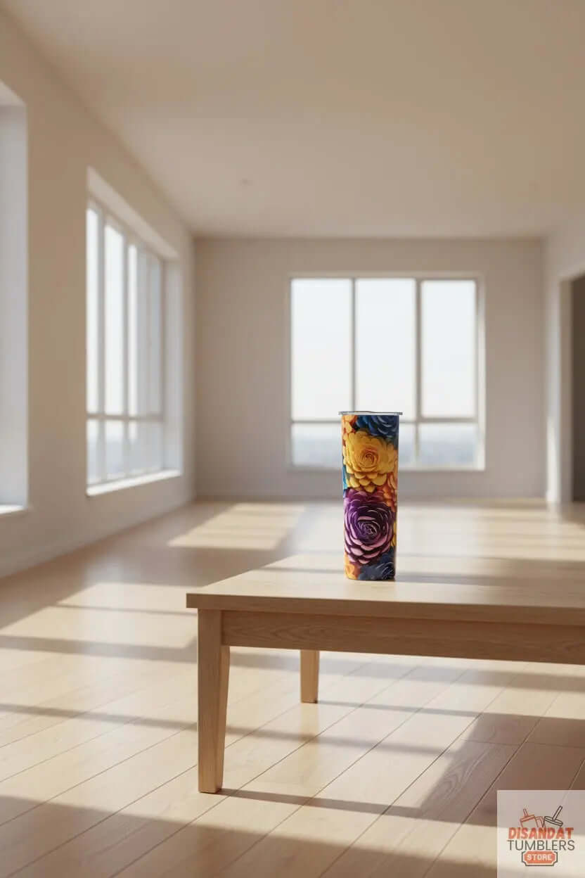 Beautiful Floral Tumbler 20oz 30oz | Gift | Dis An Dat