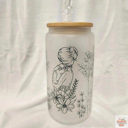Frosted Glass 16oz Mother Tumbler DisAnDat