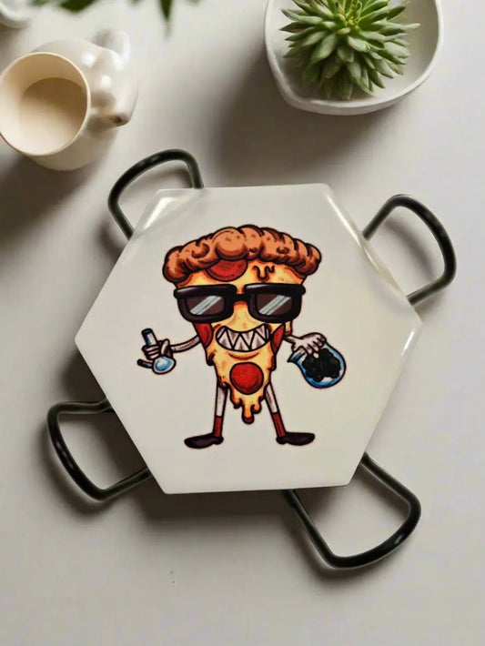 Funny smoke octagon 4-inch Coasters Dis An Dat Tumbler Store