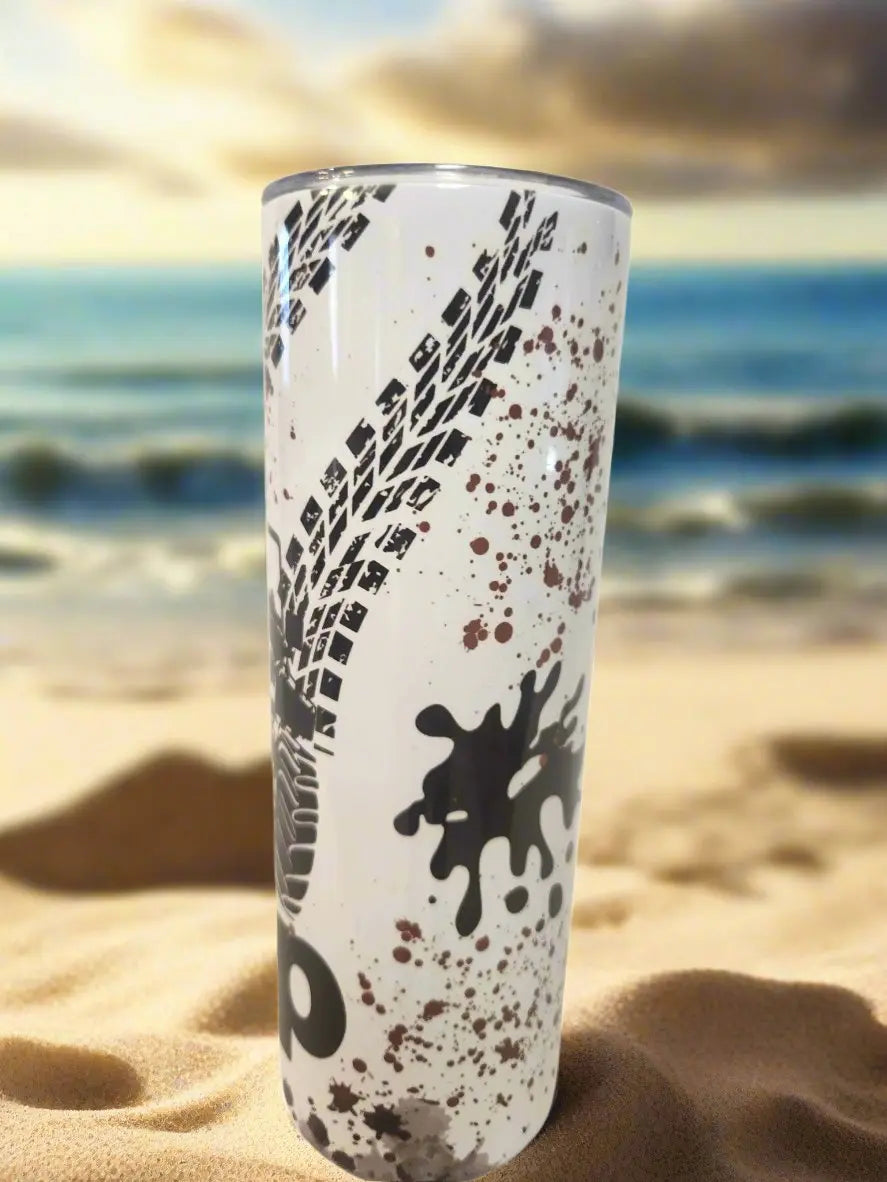 Get dirt jeep with pet 20oz Tumbler A Little Dis An Dat Tumblers