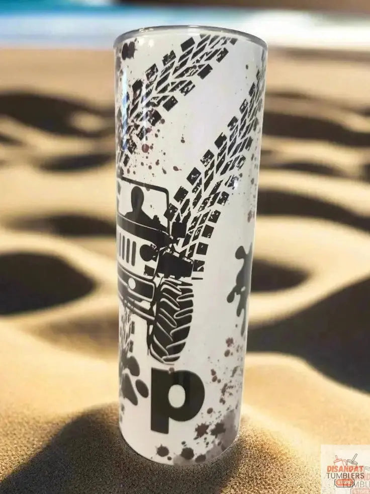 Get dirt jeep with pet 20oz Tumbler - Dis An Dat Tumbler Store
