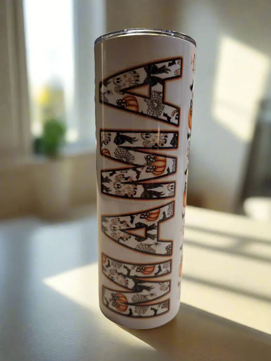 Halloween Bow Mama 20oz Tumbler DisAnDat