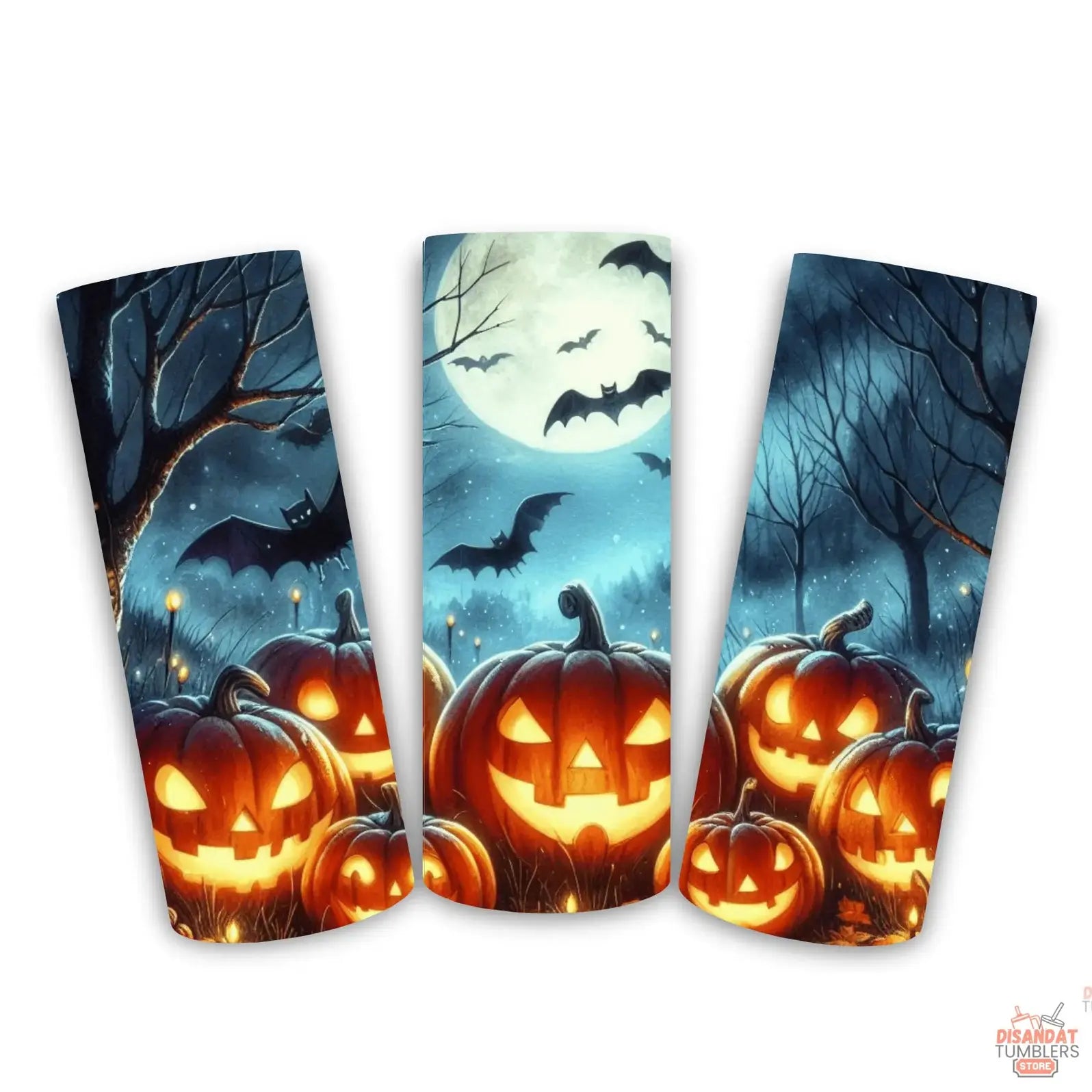 Haunted Jack-o-lantern 20oz Tumblers - Dis An Dat Tumbler Store